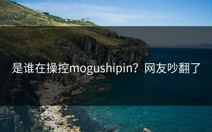 是谁在操控mogushipin？网友吵翻了